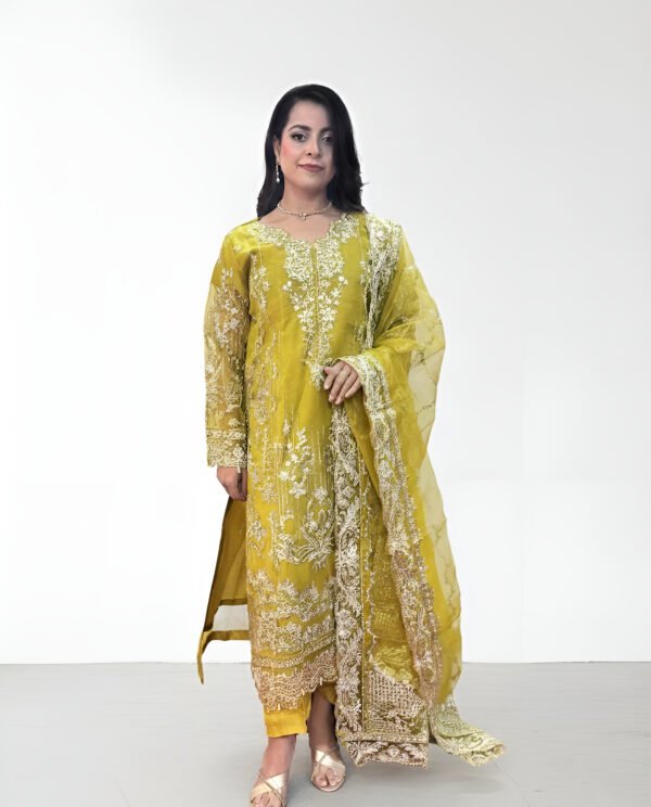 GOLDEN MUSTRAD GLAM – 3 PIECE READY-TO-WEAR ENSEMBLE